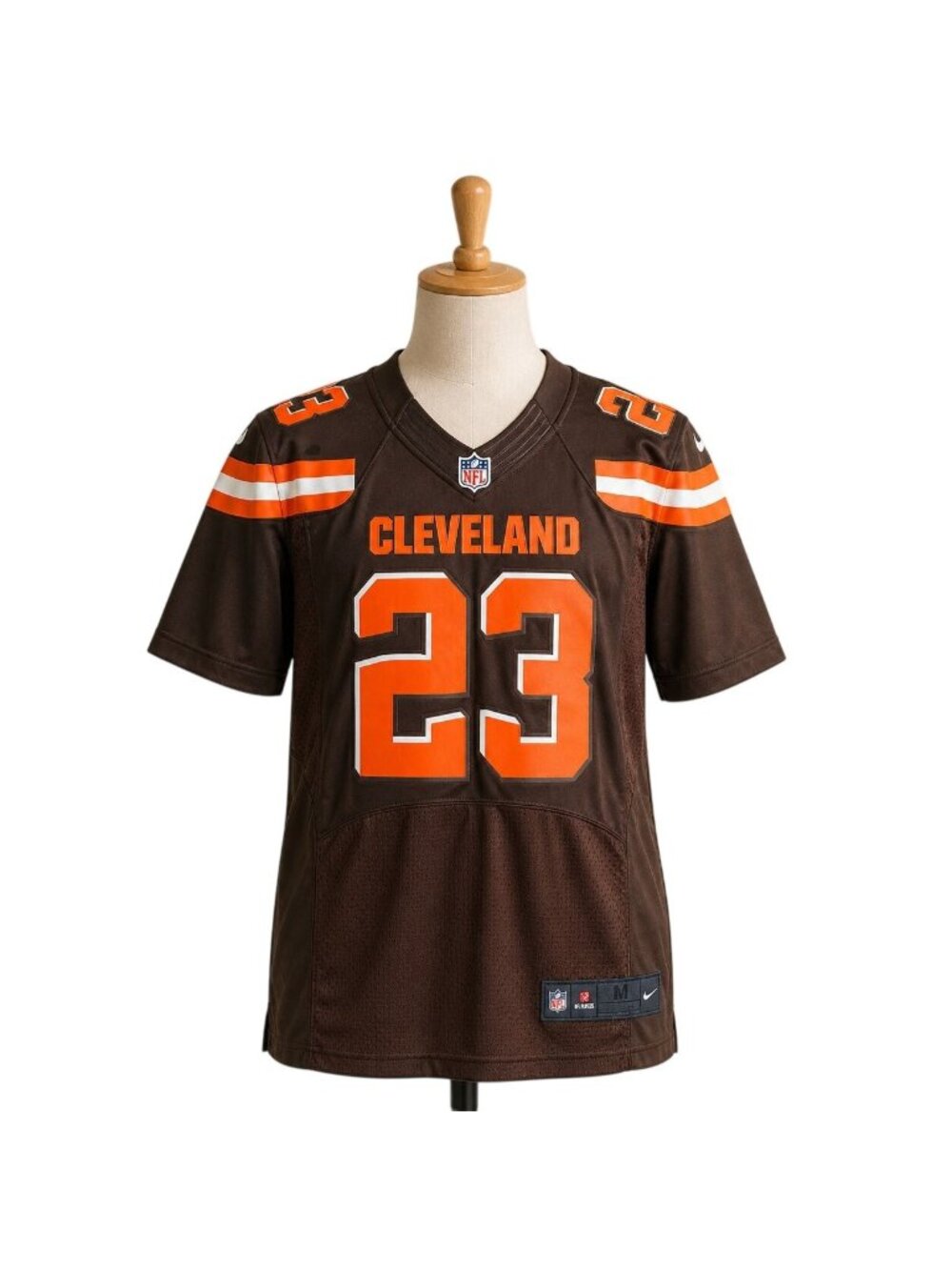 Cleveland Browns Joe Haden #23 Jersey Nike NFL Dawg Pound Brown Orange Mens
